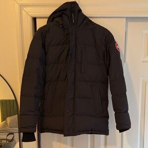 Canada Goose Navy Carson Hooded Puffer Jacket